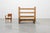 A generous pine baker’s cart from around 1900, built with three slatted shelves and set on sturdy metal casters that give...
