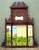 Victorian Vintage Eastlake Carved Wood Mantle Mirror For Sale - Image 3 of 17