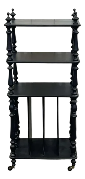 Blackened Wood Music Stand, Late 19th Century