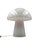 White Mushroom Murano Glass Table Lamp, 1970s For Sale - Image 8 of 16