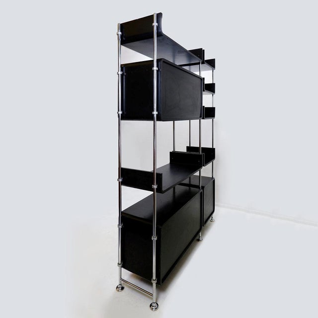 Indra Modular Shelving System from Omnia, Germany, 1970s For Sale - Image 9 of 16