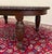 Brown Antique English Butterfly Leaf Oval Carved Dining Table 118" Tiger Oak C1920-30s For Sale - Image 8 of 17