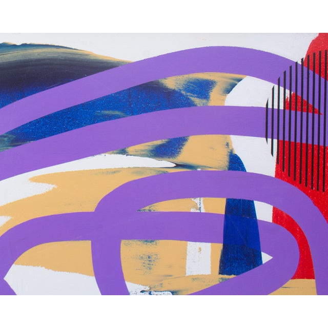 Late 20th Century Late 20th Century “Before the Big Bang” Abstract Acrylic on Canvas Painting by James Massena March For Sale - Image 5 of 10