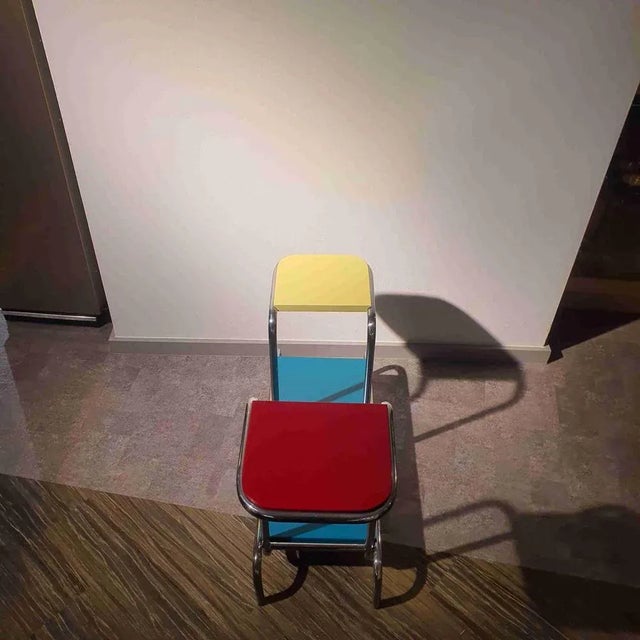 Functionalist Tubular Flower Stand For Sale - Image 6 of 7