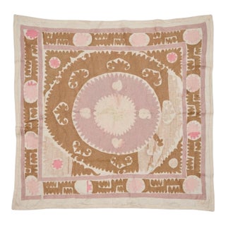 Hand-Embroidered Bukhara Suzani Tribal Textile For Sale