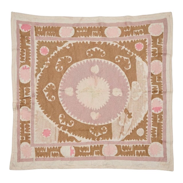 Hand-Embroidered Bukhara Suzani Tribal Textile For Sale