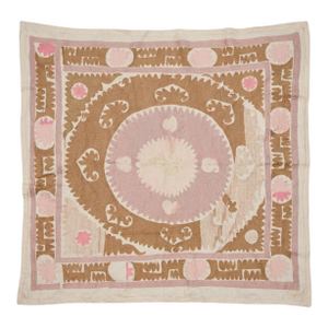 Hand-Embroidered Bukhara Suzani Tribal Textile