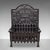This is an antique fireplace hearth set. An English, cast iron fire back and grate duo, dating to the late Victorian...