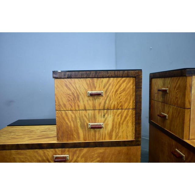 Art Deco Bedside Tables, Czechoslovakia, 1939, Set of 2 For Sale - Image 18 of 18