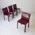 Cab 412 Chairs in Burgundy Leather by Mario Bellini for Cassina, 1970s, Set of 4 For Sale - Image 14 of 14