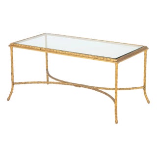 Maison Bagues Gilt Bronze Coffee Table For Sale