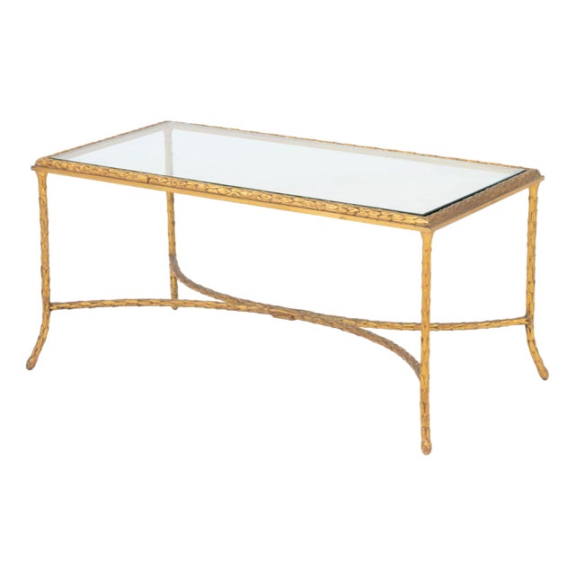 Maison Bagues Gilt Bronze Coffee Table For Sale