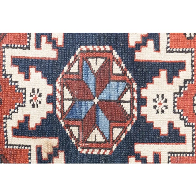 Antique Shirvan Rug 3'8'' x 4'6'' For Sale - Image 11 of 12