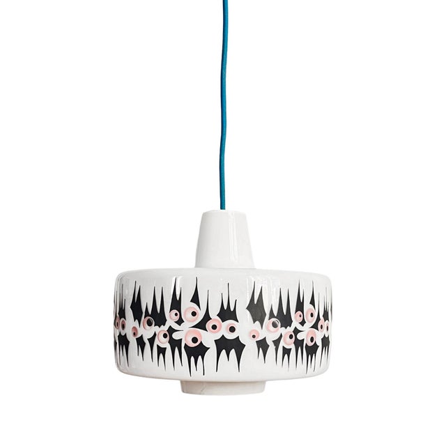 Glass Ceiling Lamp, New Look, Designed by J. Hurka, Napako, Czechoslovakia, 1960s. For Sale - Image 7 of 12