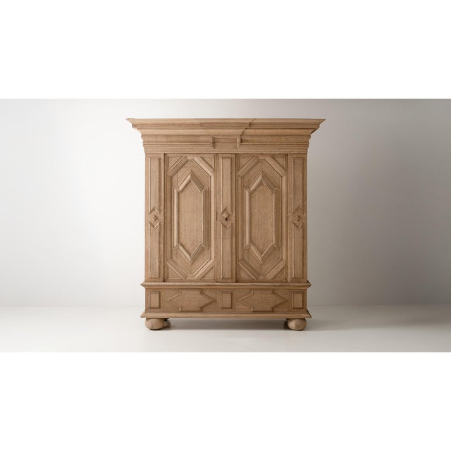 Brown 19th Century Oak Baroque Cabinet For Sale - Image 8 of 18