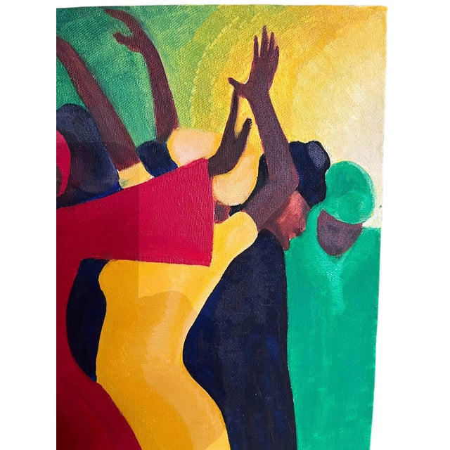 1960s Bernard Stanley Hoyes 0riginal Signed Painting, "In the Spirit" For Sale - Image 4 of 9