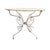 White Sheet Metal Garden Table, 1950s For Sale - Image 8 of 11