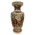 Late Meiji Period to Early Showa Period Japanese Satsuma Earthenware Vase For Sale - Image 4 of 12