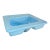 1965 Vintage Unused "Standard" Regency Blue Vitreous China Rectangle Drop-in Sink For Sale