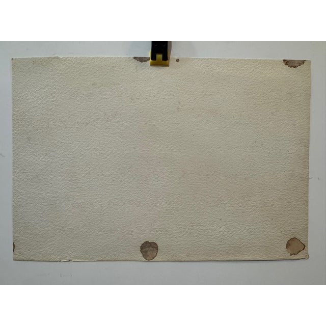 Attributed to Frank Henry Mason 1887 Mountain Landscape Original Watercolor For Sale In Atlanta - Image 6 of 7