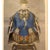 Early 20th Century Qing Dynasty Style Chinese Ancestor Portraits in Faux Bamboo - A Pair For Sale In San Francisco - Image 6 of 7