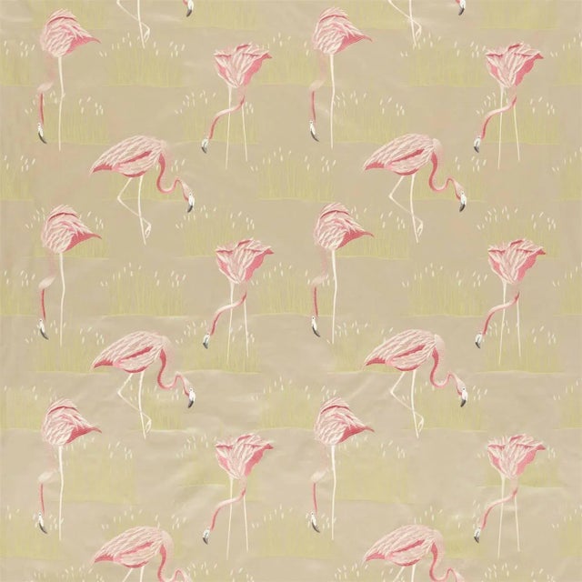 Harlequin Salinas Fabric in Blossom/Laurel - a Sample For Sale
