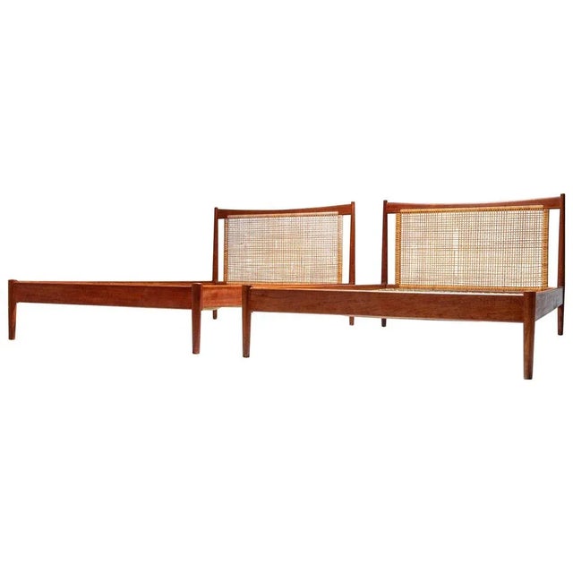Set of Danish Beds by Børge Mogensen for Søborg Møbelfabrik, 1950s For Sale - Image 9 of 9