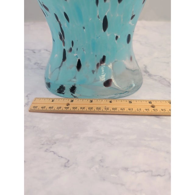 Mid-Century Modern Vintage MCM Murano Style Large Glass Vase Woman's Torso For Sale - Image 3 of 6