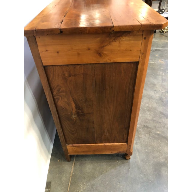 18th Century French Country Cherry Wood Server For Sale - Image 12 of 13