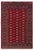 Tribal Bokhara Red/Beige Hand Knotted Wool Rug For Sale - Image 9 of 9