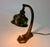 Art Nouveau Table Lamp in Brass and Colourful Glass, 1920s For Sale - Image 3 of 6