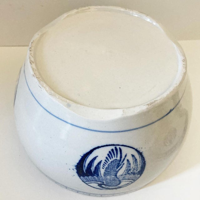 Mid 20th Century Large Asian Rice Bowl With Lid Chairish