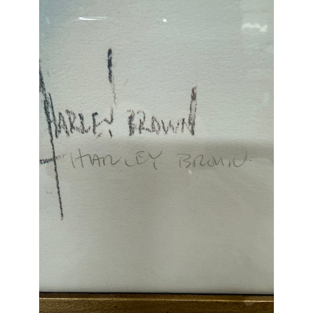 Harley Brown Sitting Eagle Lithograph, Signed For Sale - Image 4 of 12