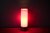 Mid-Century Modern Vintage Scandinavian Red Glass Cylinder Table Lamp For Sale - Image 3 of 11