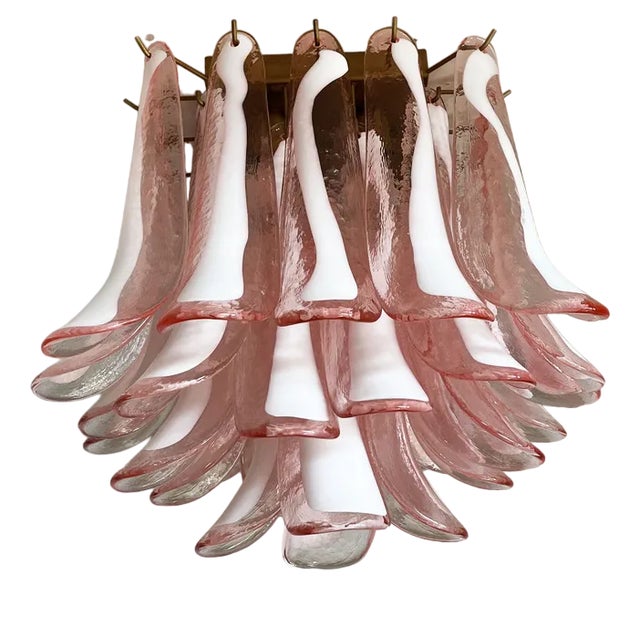 Murano Petal Ceiling Lamp, 1990s For Sale