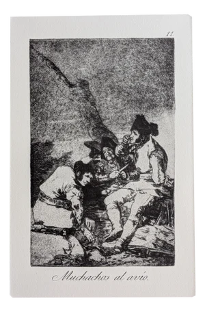 Francisco de Goya, Los Caprichos, Plate 11, Etching