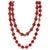 Signed Tiffany & Co. Vintage Natural Coral & Yellow Gold Bead Necklace, 38" Long For Sale - Image 15 of 18