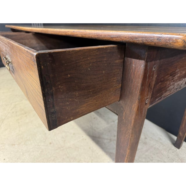 Antique French Console Table in Chestnut, 1800 For Sale - Image 12 of 18