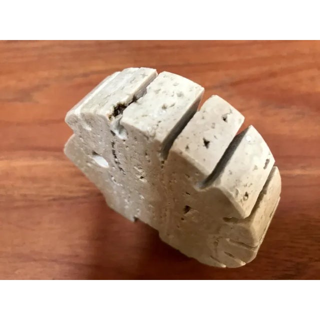 Italian Brutalist Travertine Hedgehog Figurines or Table Sculptures from Fratelli Mannelli, 1970s, Set of 2 For Sale - Image 16 of 18