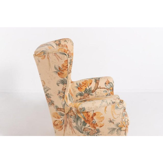 1950s Lysberg Hansen & Therp Wing Armchair, 1950s For Sale - Image 5 of 12