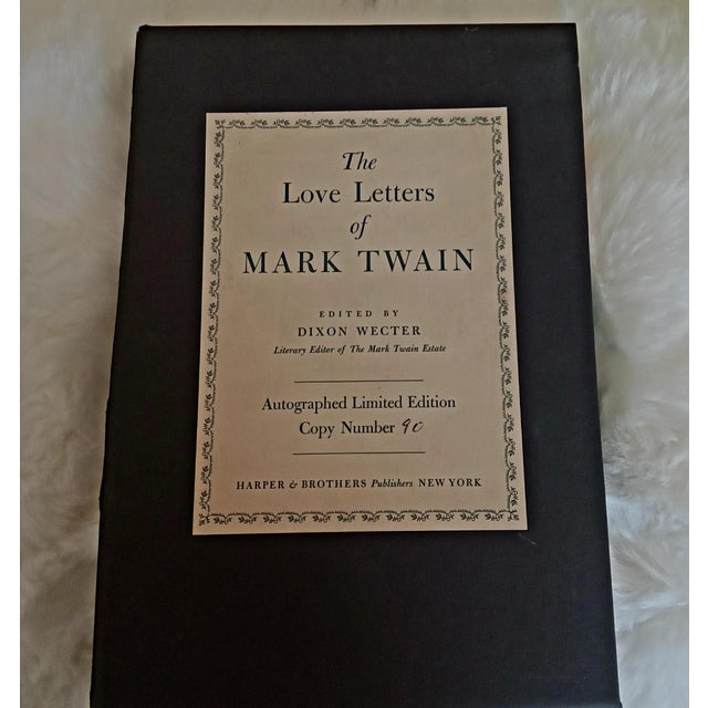 American 20th Century Mark Twain ,Autographed Limited Edition ,"The Love Letters ". For Sale - Image 3 of 13