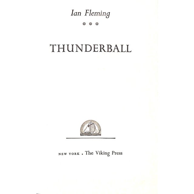 "Thunderball" 1961 Fleming, Ian For Sale - Image 4 of 5