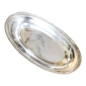 Antique Silver Plated Bowl From Illinois Central Railroad