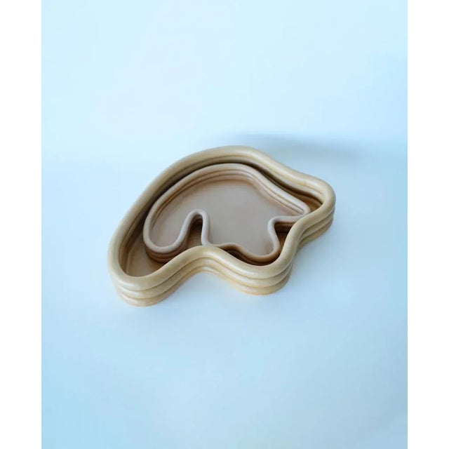 Contemporary Mother and Son Table Centerpieces by Sophie Parachey, Set of 2 For Sale - Image 3 of 7