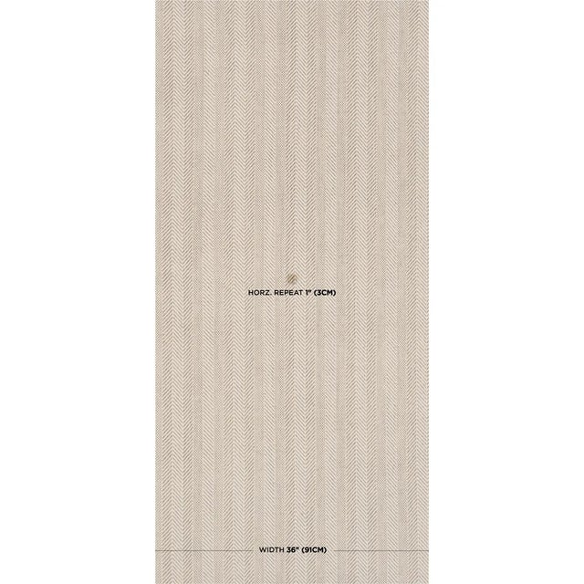 Zigzag Paperweave wallpaper owes its pronounced texture to a unique combination of plain and twill weave structures. Made...