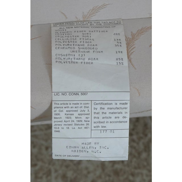 Ethan Allen Georgian Court Upholstered Sofa For Sale - Image 18 of 18