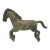 Vintage Chinese Bronze Han Dynasty Style Galloping Horse Statue Figurine For Sale