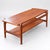 Vintage Teak Coffee Table For Sale - Image 6 of 7