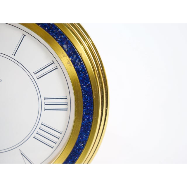 Tiffany & Co. Gilt Bronze and Marble Desk Clock, Circa 1960 For Sale In New York - Image 6 of 9