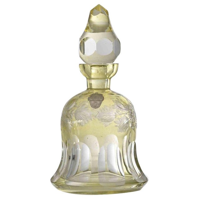 1970s Vintage Italian Glass Jug with Decorative Design, 1970s For Sale - Image 5 of 5